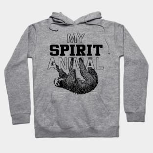 Awesome My Spirit Animal Sloth animal Hoodie